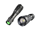 UltraFire 1800 Lm CREE XM-L T6 Odak Ayarlanabilir Zum Meşalesi Ledli El Feneri Meşale aydınlatması