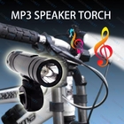MP3 Çalar YSF - MT08 ile Taşınabilir Strobe Ayarlanabilir LED El feneri Torch