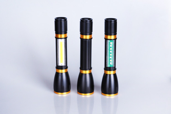 Patentli Dayanıklı Alüminyum Alaşımlı Taktik LED El feneri COB LED Torch