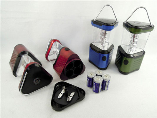 0,5 W dış mekan plastik 24 LED Kamp Işıkları 4 * D pil, 100LM