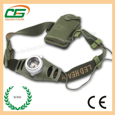 ABS plastik 3w şarjlı LED CREE Far için kamp, Led şarj edilebilir Far