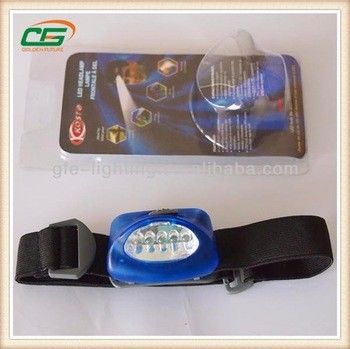 Açık su geçirmez kafa feneri / Far 5pcs ile beyaz LED