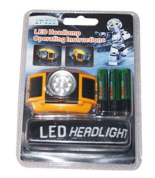 Acil durum kuru pil LED Headtorch / Far ile 9 LED IP54