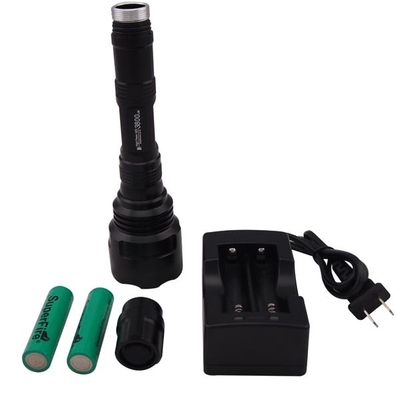High Power CREE Şarj Edilebilir Led El feneri Torch 3000 Lümen 10 Watt