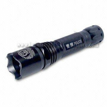 Askeri 3 Watt CREE LED el feneri 2200mAh, taktik LED el feneri su geçirmez.