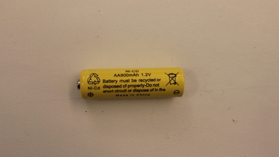 AA 1.2V 900mAh NiCD Şarj Edilebilir El Feneri Pili Şarj Edilebilir Meşale Pili