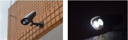 Cree 250lm LED Solar Yard Işıkları, 2W LED Torch duvar montajlı ışık armatürleri
