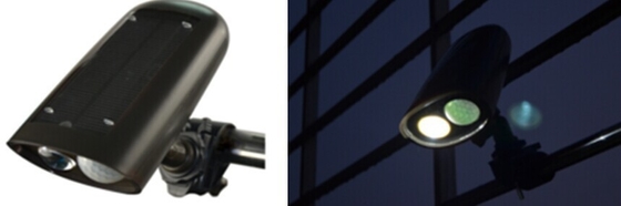 Cree 250lm LED Solar Yard Işıkları, 2W LED Torch duvar montajlı ışık armatürleri