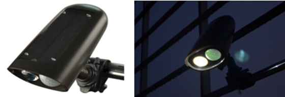 Cree 250lm LED Solar Yard Işıkları, 2W LED Torch duvar montajlı ışık armatürleri