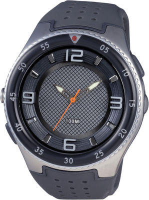 Mens Round Sportif Analog Saatler Led Meşalesi ve 100m Suya Dayanıklı