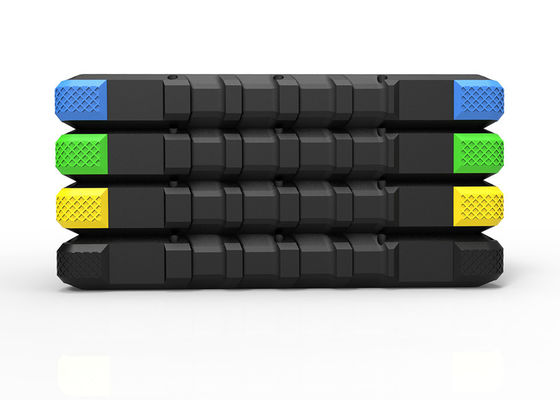 Plastik Suya Dayanıklı USB 5V 2A Li-polimer Güneşli 16000mAh Güç Bankası