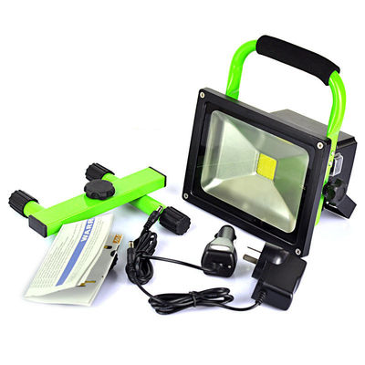 Şarj edilebilir Standby Taşınabilir Led Projektör Yedekleme, 20 w led sel ışık